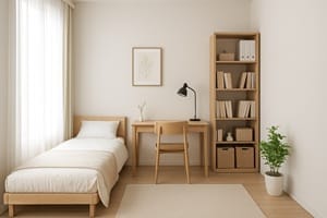 ベッドのある部屋